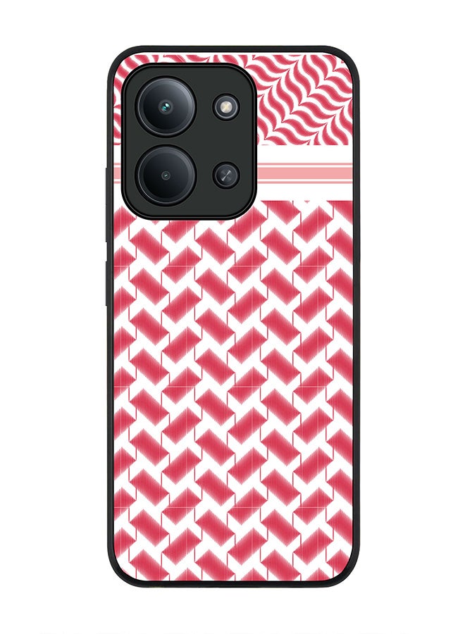 Stylizedd For Xiaomi Redmi 15C 4G Case,Slim fit Camera Protection, Shockproof Thin Phone cover  - Shemag (Red) - Image 1